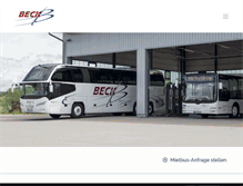 Tablet Screenshot of beck-bus.com